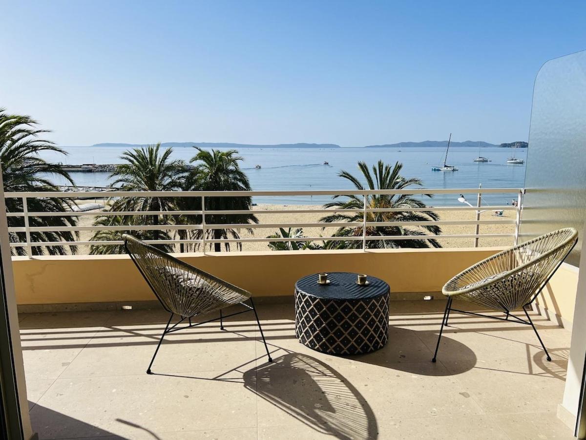 Appartement T3 Lumineux Traversant Totalement Neuf En Face De La Plage Front De Mer Vue Sur Les Iles Vue Mer Panoramique Assuree Residence De La Plage Centre Ville Du Lavandou 3Eme Etage Avec Ascenseur Appartement T3 Ле-Лаванду Экстерьер фото