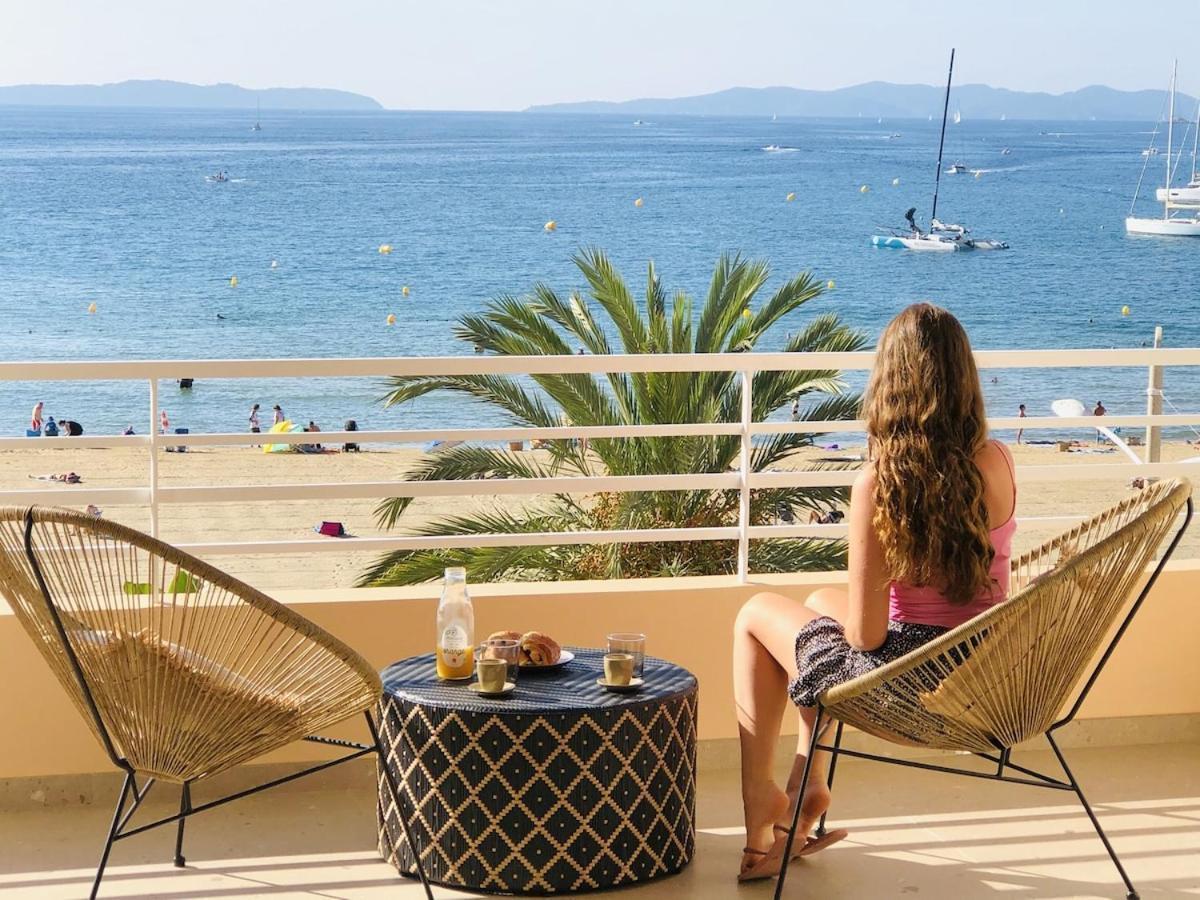 Appartement T3 Lumineux Traversant Totalement Neuf En Face De La Plage Front De Mer Vue Sur Les Iles Vue Mer Panoramique Assuree Residence De La Plage Centre Ville Du Lavandou 3Eme Etage Avec Ascenseur Appartement T3 Ле-Лаванду Экстерьер фото